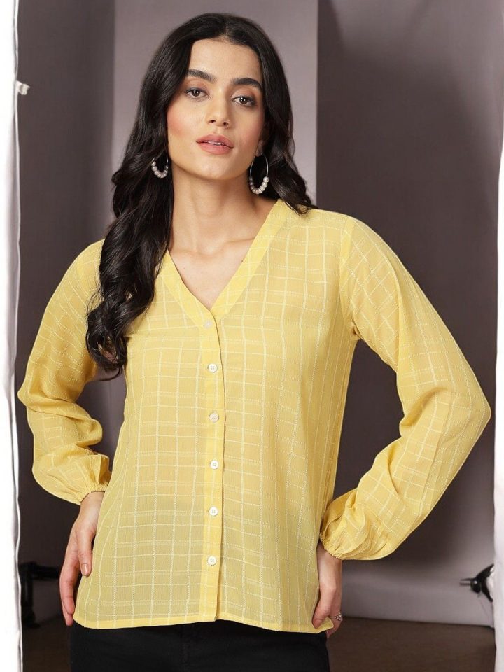 Women Smart Striped Formal Shirt