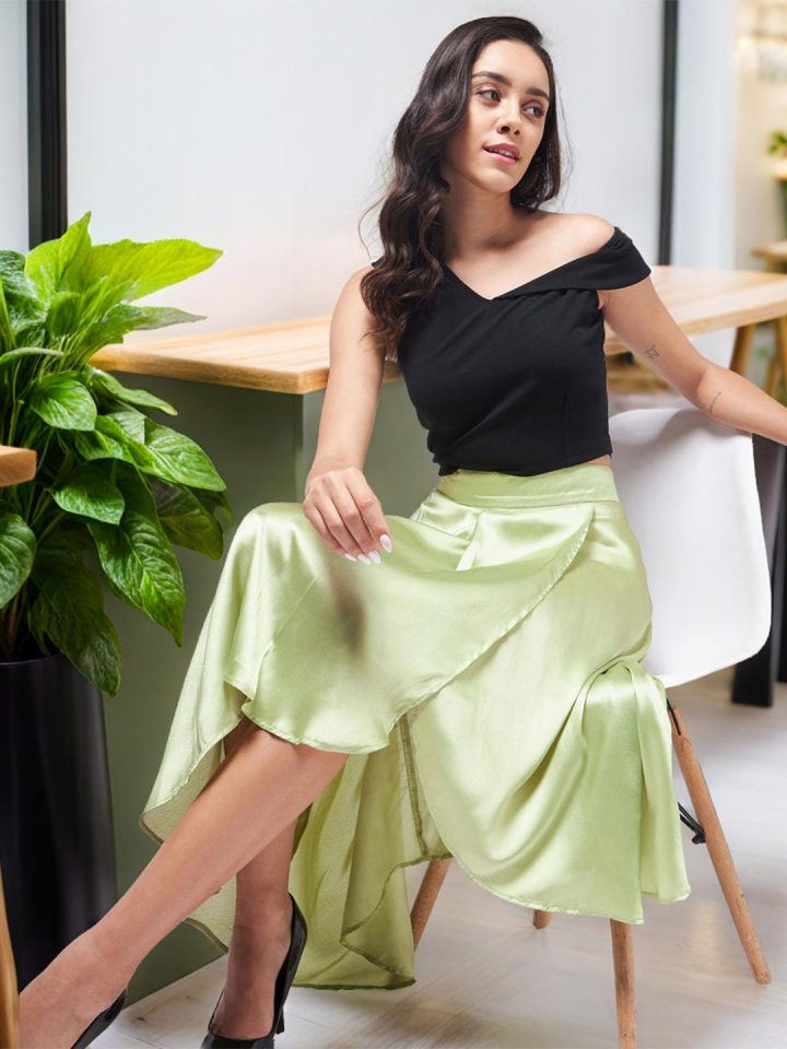 Fusion Co-ords: Women Blue & White Floral Printed Co-Ord Set